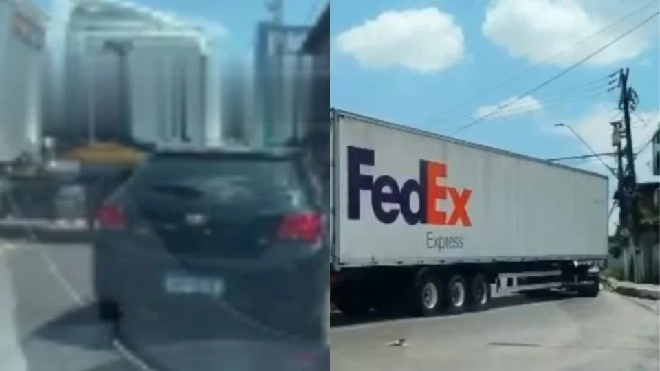 VÍDEO: carretas em pane interditam vias e causam congestionamento em Manaus