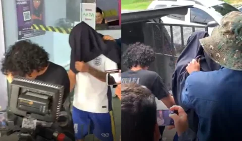 VÍDEO: homem é preso suspeito de envolvimento em estupro coletivo em Manaus