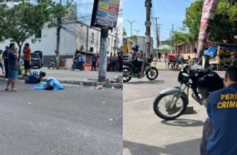 Motociclista morre após passar mal e colidir com poste em Manaus