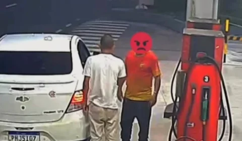 VÍDEO: motorista foge sem pagar após abastecer em posto de combustível na Constantino Nery, em Manaus