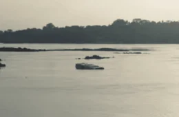 Ônibus de turismo com 48 passageiros cai em rio; motorista não sobrevive