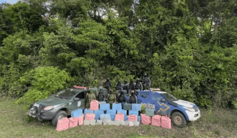 Forças de segurança apreendem 900 kg de pasta base de cocaína em Rondônia
