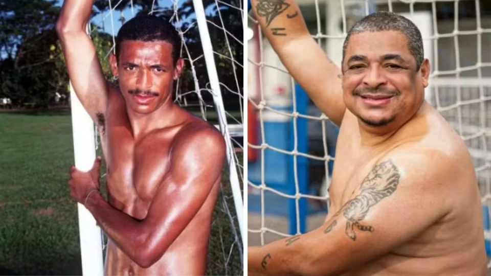 Vampeta anuncia novo ensaio fotográfico sensual e recria foto nu dos anos 90; veja