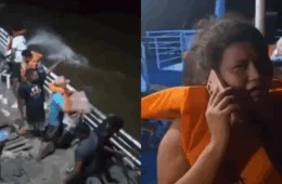 VÍDEO: Balsa quase afunda durante travessia noturna e passageiros tomam atitude desesperada