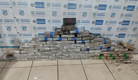 VÍDEO: Motorista de aplicativo é preso com 75 quilos de maconha em Porto Velho