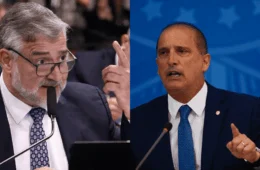 ‘Todo mundo erra’: deputado ironiza Onyx Lorenzoni com música do Grupo Revelação durante CPMI do INSS