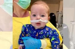 Bebê com grave condição cardíaca transferido do Acre para São Paulo recebe alta da UTI
