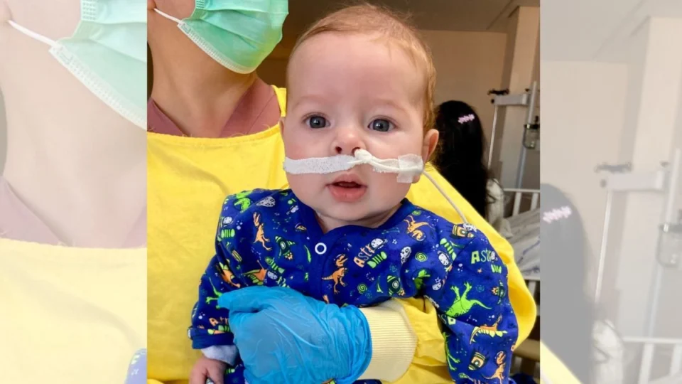 Bebê com grave condição cardíaca transferido do Acre para São Paulo recebe alta da UTI