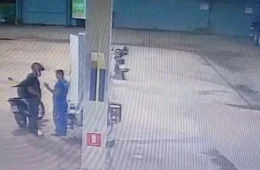 VÍDEO: Homem armado assalta três postos seguidos e foge em motocicleta na capital