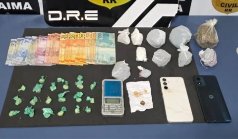 PCRR prende idoso por tráfico após apreender drogas escondidas em banheira no Cauamé