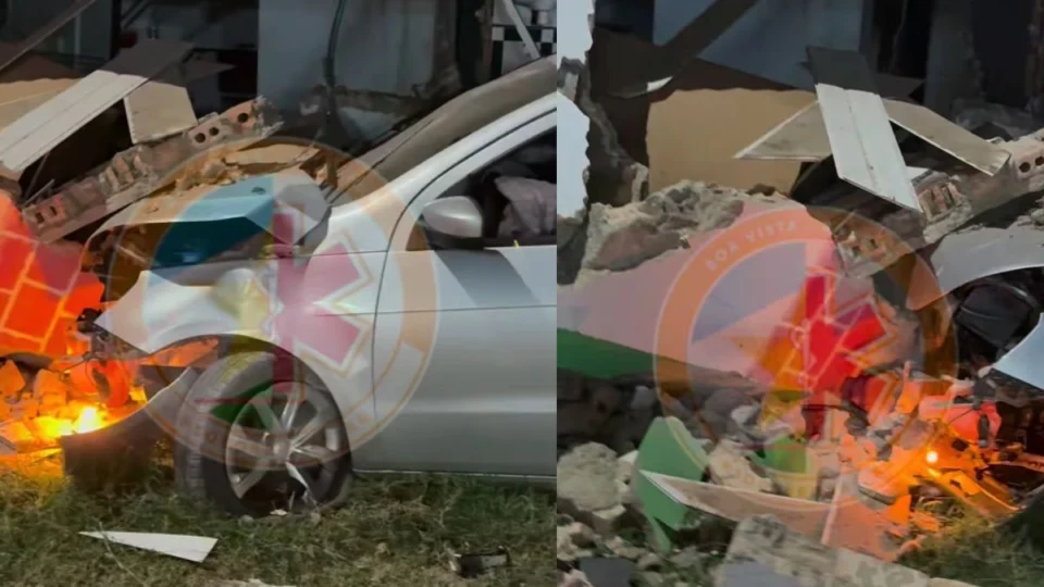 Motorista perde controle e colide com comércio no Jardim Floresta