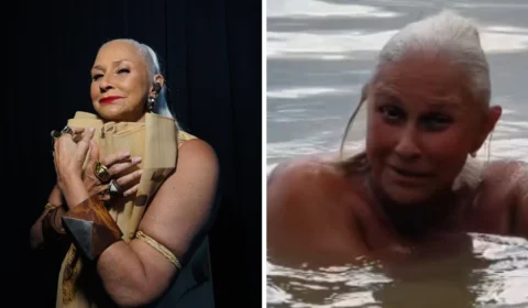 Fafá de Belém viraliza ao aparecer em topless em rio de Belém durante COP30; veja vídeo