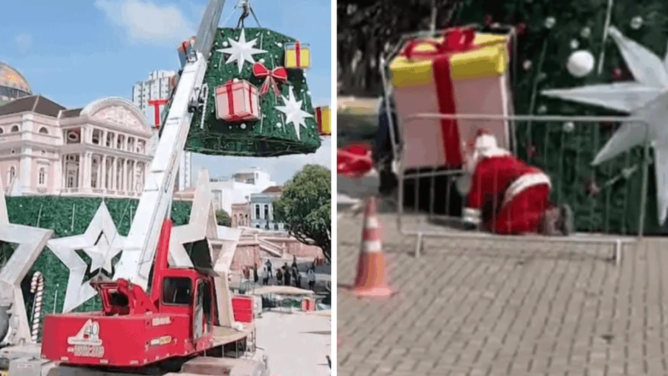 ‘Papai Noel’ preso após acidente com guindaste responderá em liberdade por morte em Manaus