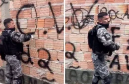 VÍDEO: Rocam atua em ‘boca’ na cidade de Manaus e apaga marca facção