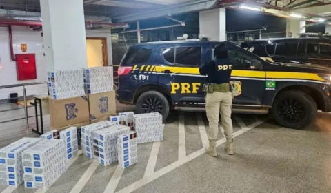 Perseguição policial termina com apreensão de cigarros contrabandeados na capital acreana