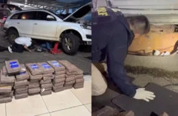 PRF apreende quase 93 kg de cocaína escondidos em fundo falso de veículo no Acre