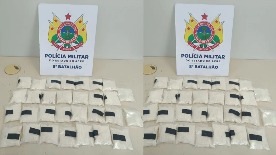 Polícia Militar apreende drogas em terreno abandonado no interior do Acre