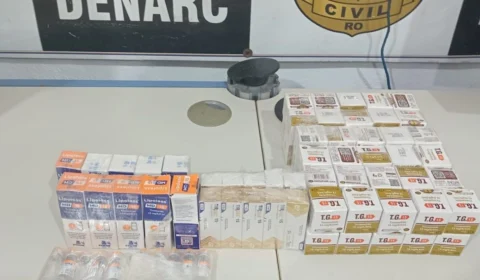 Denarc apreende 240 ampolas de emagrecedores durante operação na região central de Porto Velho