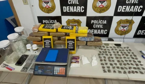 Denarc apreende 25 kg de drogas e balanças de precisão em boca de fumo no bairro Socialista em Porto Velho