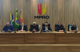 VÍDEO: Forças de segurança deflagram 8ª fase da Operação Audácia e apresentam resultados em coletiva