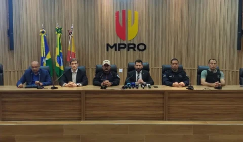 VÍDEO: Forças de segurança deflagram 8ª fase da Operação Audácia e apresentam resultados em coletiva