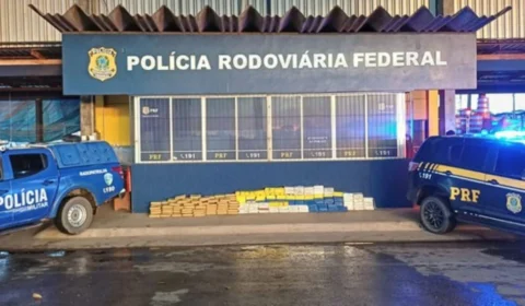 PRF apreende mais de 330 quilos de drogas durante operação na BR-421