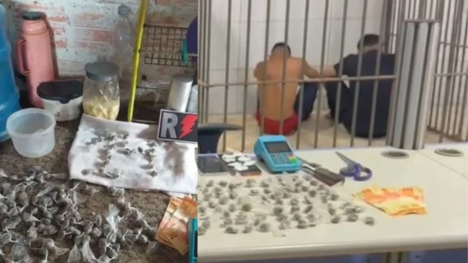 VÍDEO: Polícia Militar fecha ponto de tráfico e prende dois suspeitos na zona Sul de Porto Velho