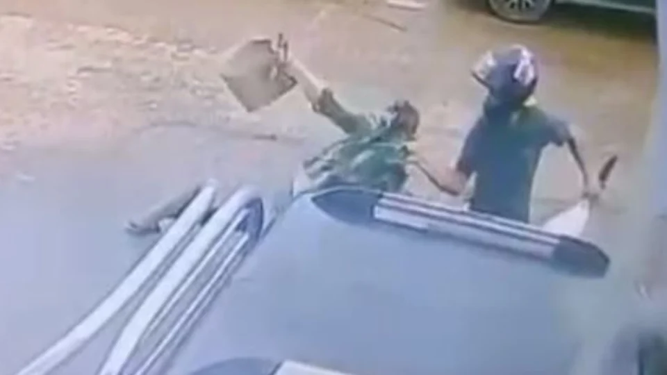 VÍDEO: Mulher reage a tentativa de assalto e criminoso foge na zona Sul de Porto Velho