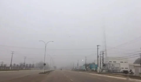 Neblina densa cobre Porto Velho nesta terça-feira após fortes chuvas