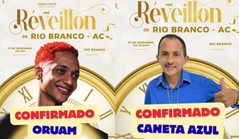 Sem atrações nacionais confirmadas, réveillon de Rio Branco vira alvo de memes com Oruam e Manoel Gomes
