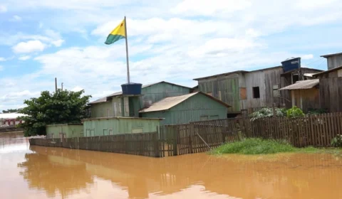 Rio Acre apresenta leve recuo e permanece acima da cota de transbordo em Rio Branco