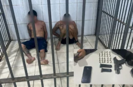 VÍDEO: PM prende dois integrantes de facção criminosa na região Central da capital