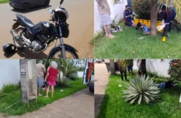 VÍDEO: Acidente entre motos deixa três pessoas gravemente feridas na zona leste de Porto Velho