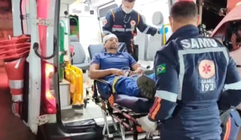 Tentativa de assalto em posto de combustíveis em Rio Branco termina com frentista ferido na cabeça