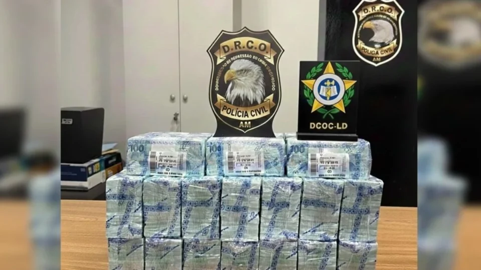 Polícia apreende R$ 1,7 milhão do CV em operação no Amazonas