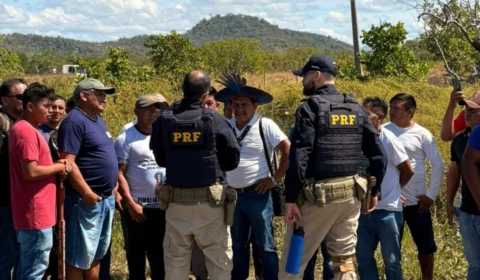Indígenas bloqueiam BR-174 pelo segundo dia contra a PEC do Marco Temporal