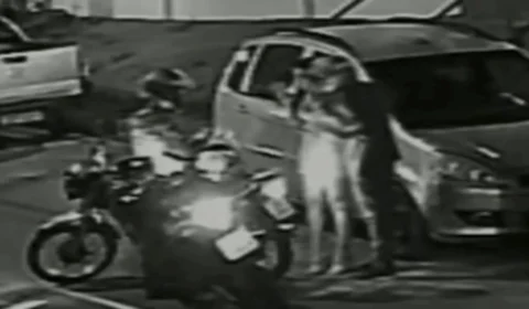 Vídeo mostra momento em que mulher é agredida durante tentativa de assalto em Manaus