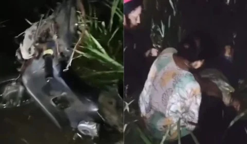 Vídeos mostram vítimas feridas após grave acidente na AM-010; motorista foge