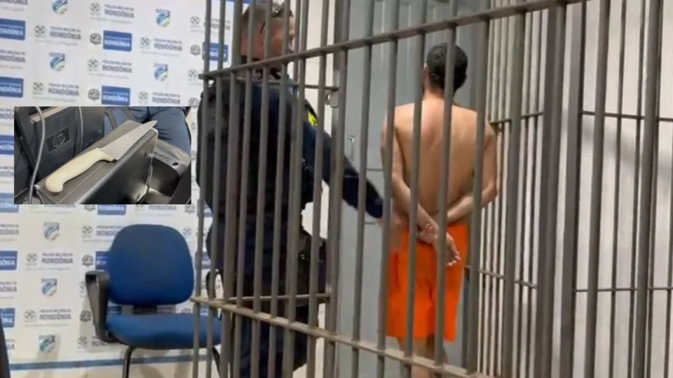 VÍDEO: Homem é preso após esfaquear amigo durante discussão em bar de Porto Velho