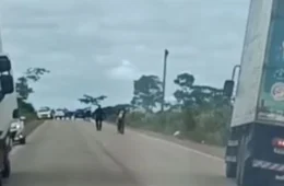 Homem armado faz motorista refém durante assalto e acaba preso em Extrema