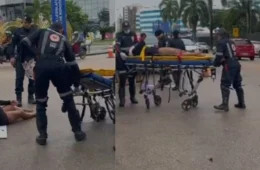VÍDEO: Motociclista fica ferida após carro avançar preferencial em Porto Velho