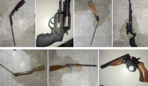 Polícia Militar apreende armas irregulares em residência rural de Ariquemes