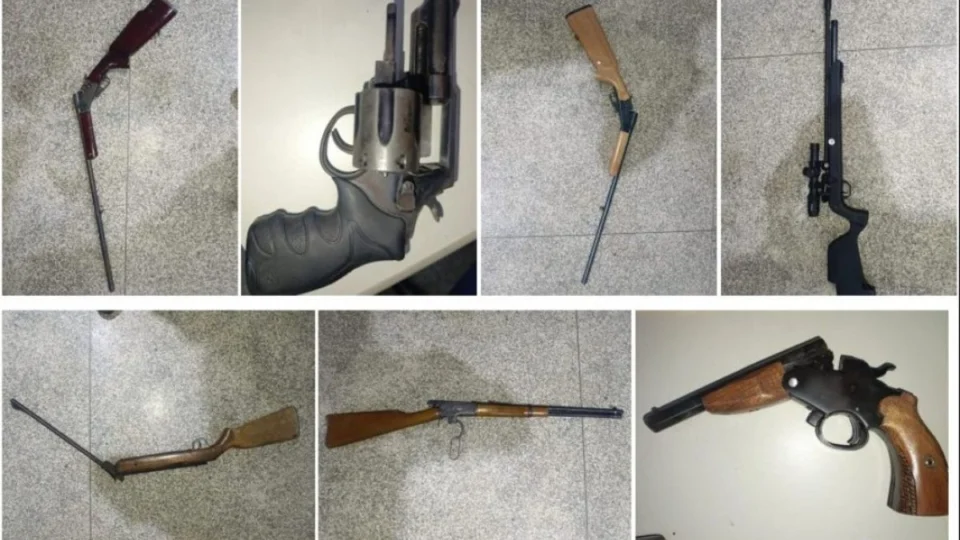 Polícia Militar apreende armas irregulares em residência rural de Ariquemes