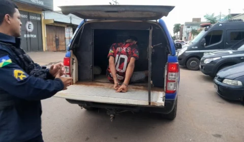 VÍDEO: Homem é detido após retornar ao local de furto em loja do bairro Tiradentes em Porto Velho