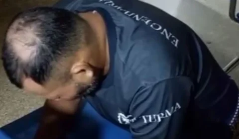 VÍDEO: Homem condenado a 16 anos é preso no bairro Socialista e faz oração antes de ser levado ao presídio