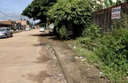 VÍDEO: Parada de ônibus tomada por mato e lixo preocupa moradores da zona sul de Porto Velho