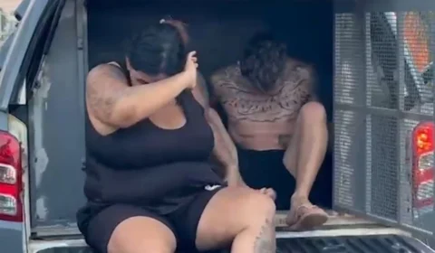 VÍDEO: Casal é detido com drogas e celulares em boca de fumo no bairro Teixeirão em Porto Velho