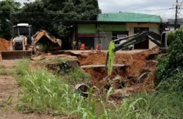 VÍDEO: Trecho da Avenida Calama é interditado para obras de drenagem na zona Norte de Porto Velho