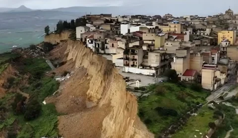 Tempestade deixa cidade da Sicília em risco e força retirada de mais de 1.500 moradores