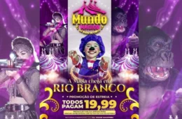 Circo Mundo Mágico estreia nesta sexta-feira em Rio Branco